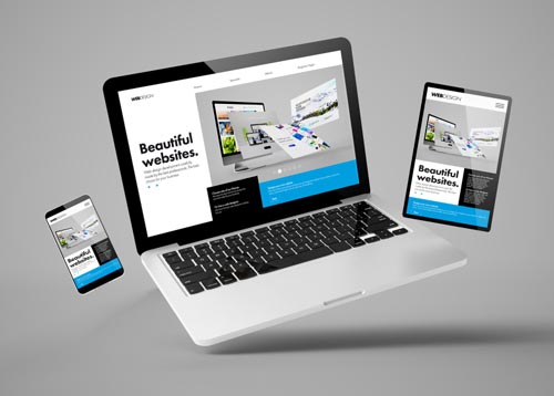 Diseño web adaptado a celulares y tabletas.
